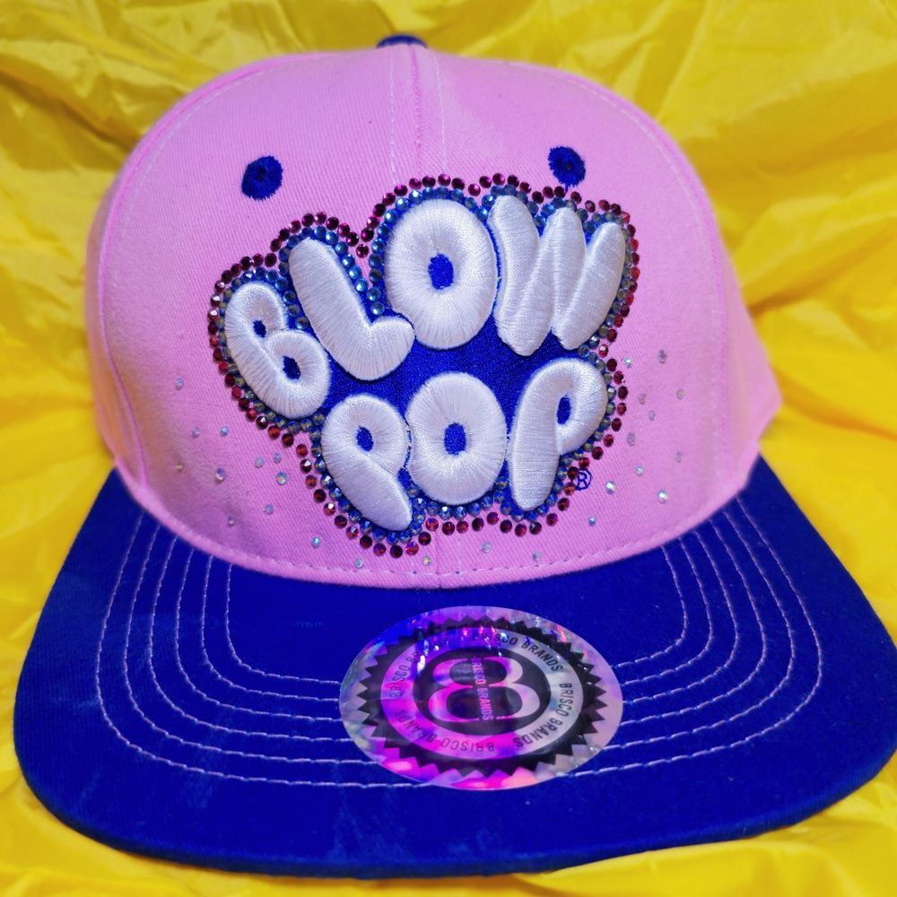 🎀Pink and Blue Blow Pop Cap 🎀